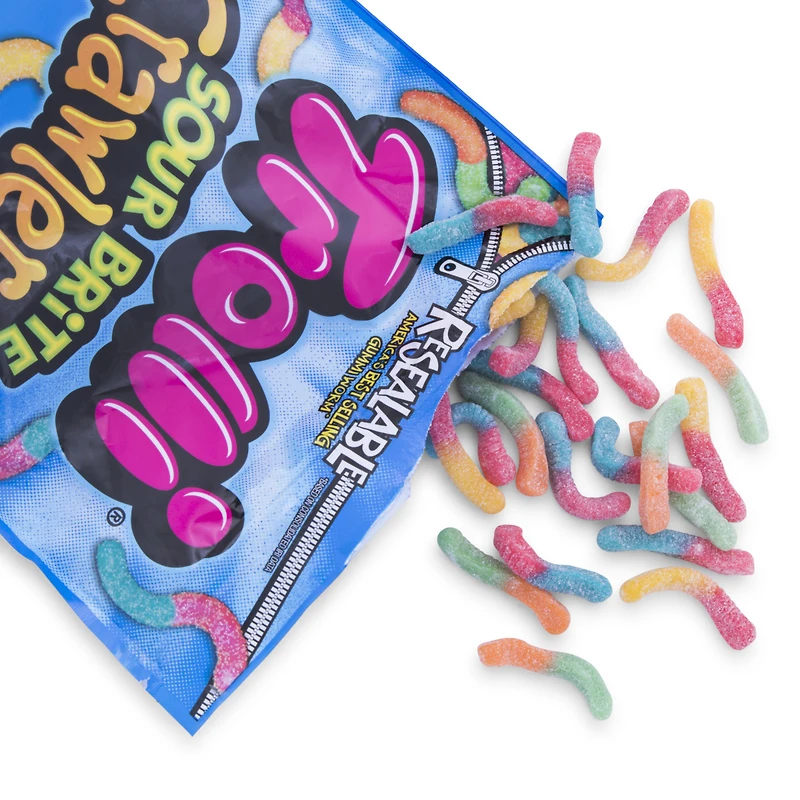 trolli sour brite crawlers resealable 1.8lb bag