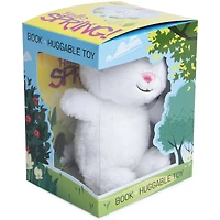hello spring! book and huggable plush bunny gift set