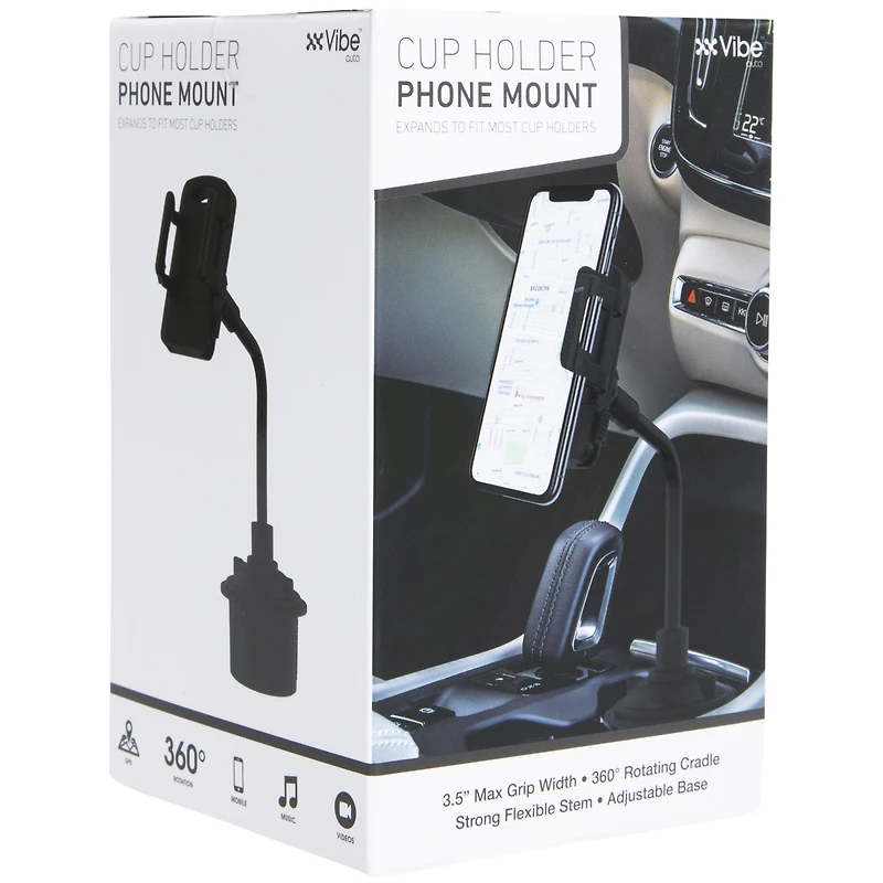 cupholder phone car mount