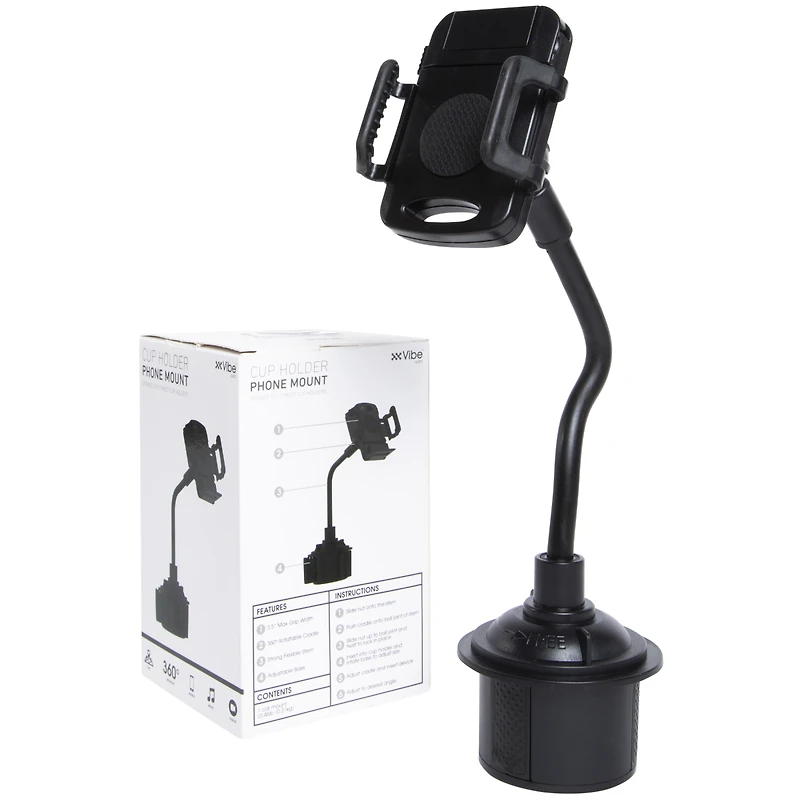 cupholder phone car mount
