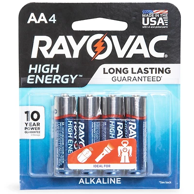 rayovac aa batteries 4-pack