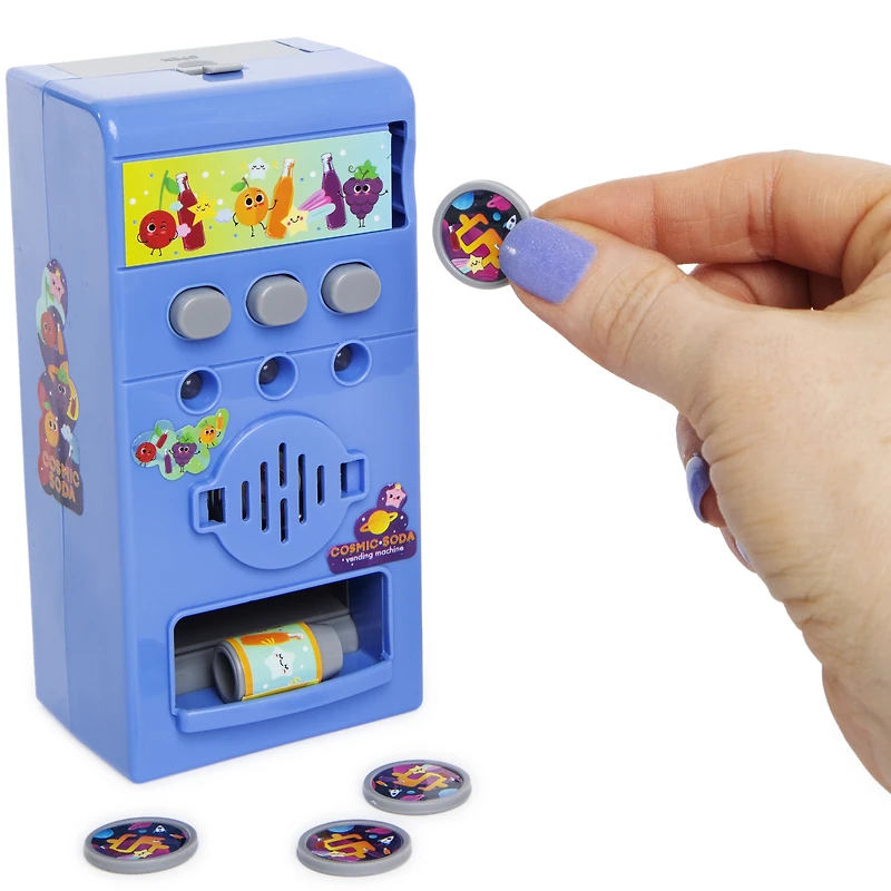 cosmic soda light and sound vending machine toy