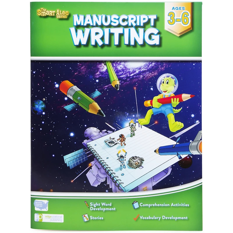 the smart alec series manuscript writing workbook - ages 3 to 6