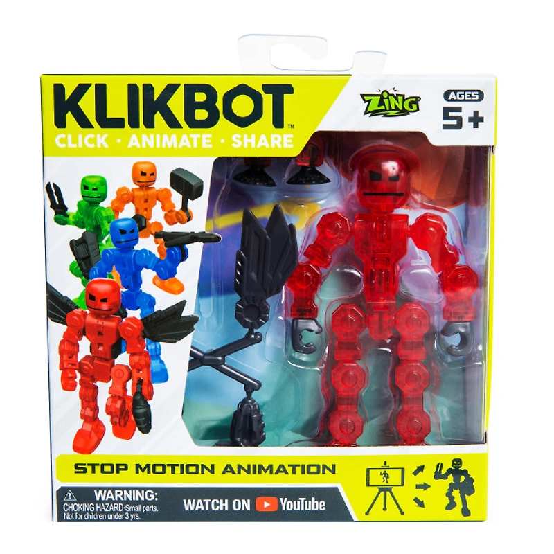 klikbot™ stop motion animation figure