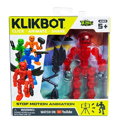 klikbot™ stop motion animation figure