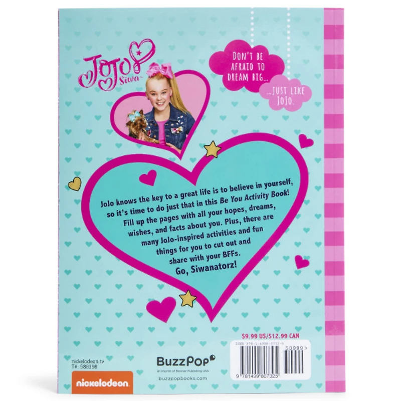 jojo siwa be you activity book