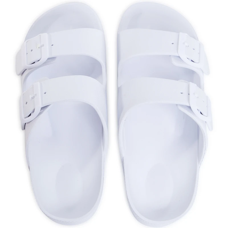 Ladies Eva Double Buckle Sandals