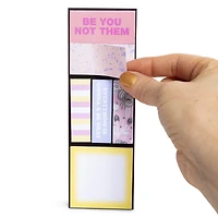 sticky notes variety pack with 240 sheets;sticky pack;sticky notes;stylish notes;post its;post it notes;back to school;school supplies;office supplies;stationery;five below