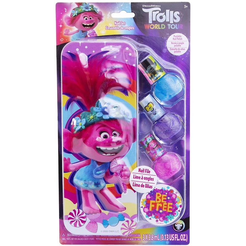 Trolls™ World Tour Nail Polish & Tin Beauty Set 5-Piece