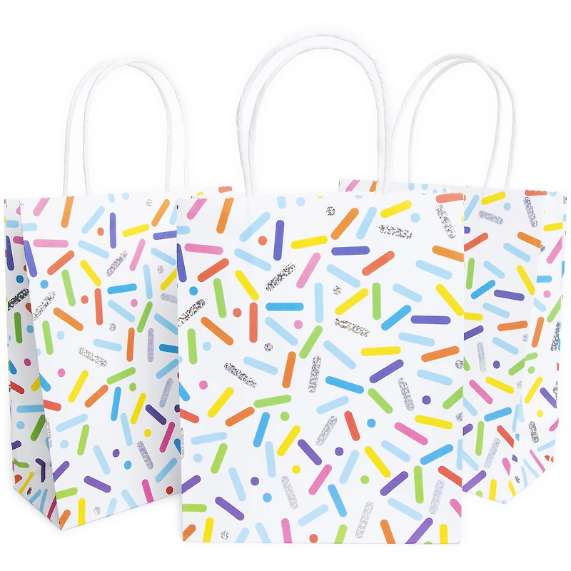 Confetti Sprinkle Medium Gift Bags 6-Count