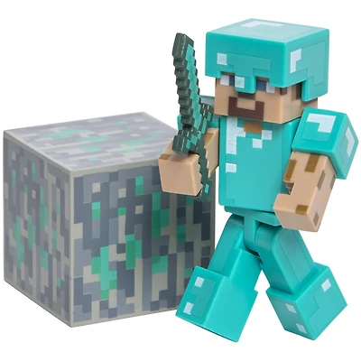 minecraft toy, figure, gift, toys, gamer, gaming, enderman blacksmith gamer mini figures, five below toys for boys