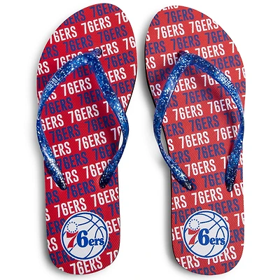 Philadelphia 76Ers® Glitter Flip Flops