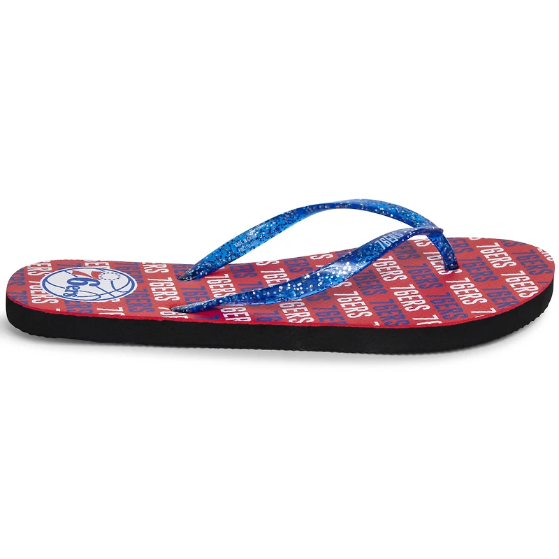Philadelphia 76Ers® Glitter Flip Flops