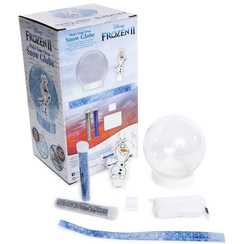 Disney Frozen 2 Make Your Own Snow Globe Kit