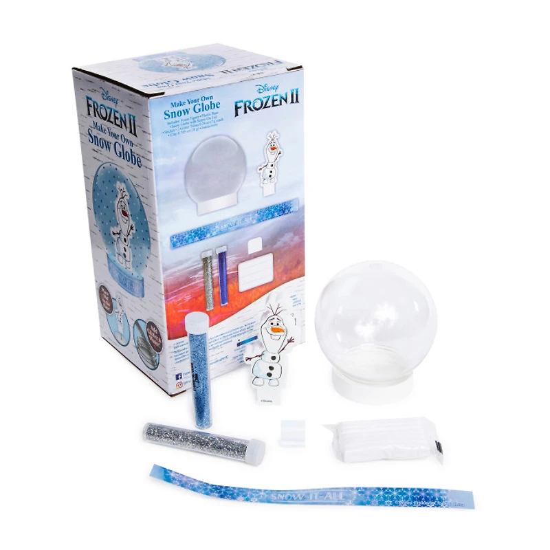 Disney Frozen 2 Make Your Own Snow Globe Kit