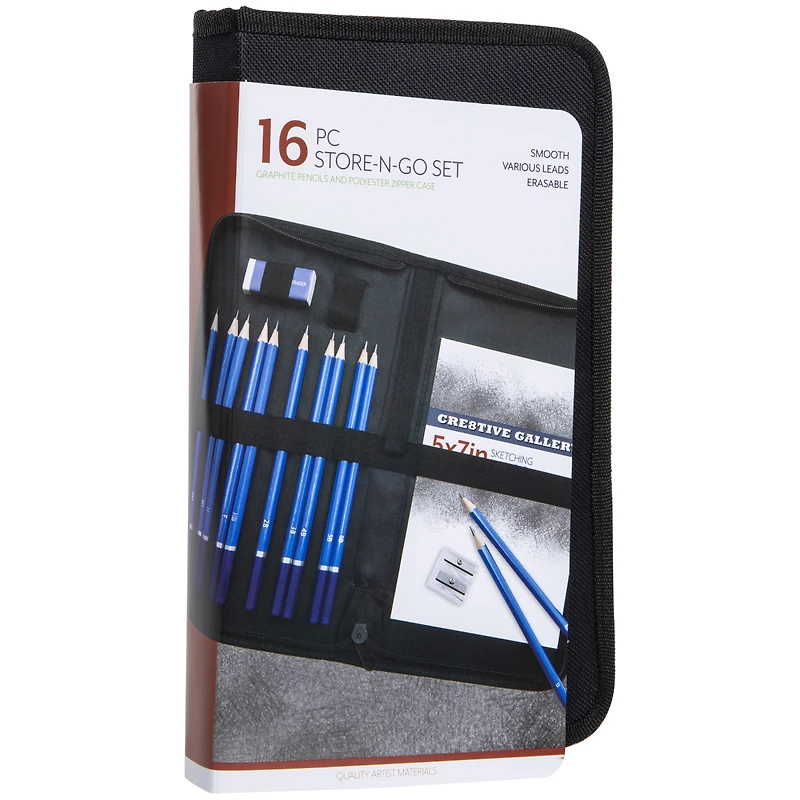 store-n-go sketching 16-piece set