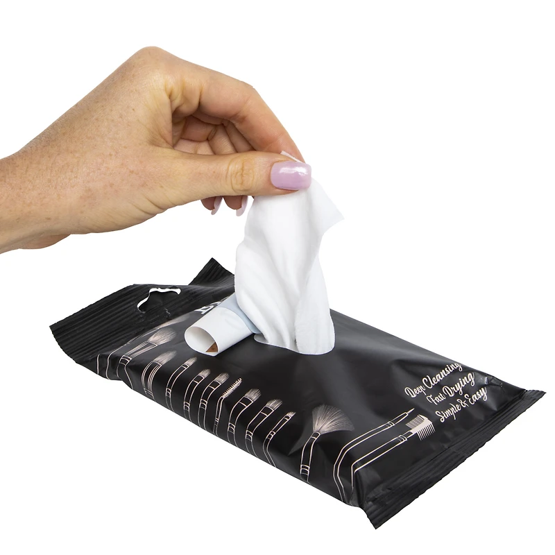 Make Up Brush Wipes 30-Pack