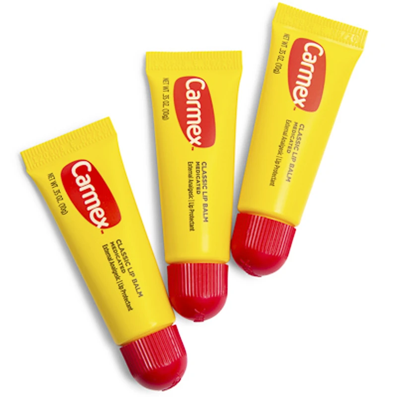carmex medicated lip balm 3-pack