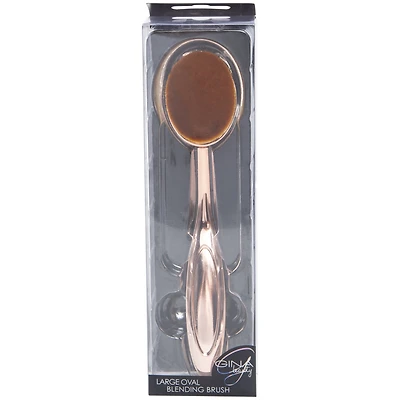 Large Oval Blending Makeup Brush - Rose Gold