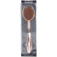 Large Oval Blending Makeup Brush - Rose Gold