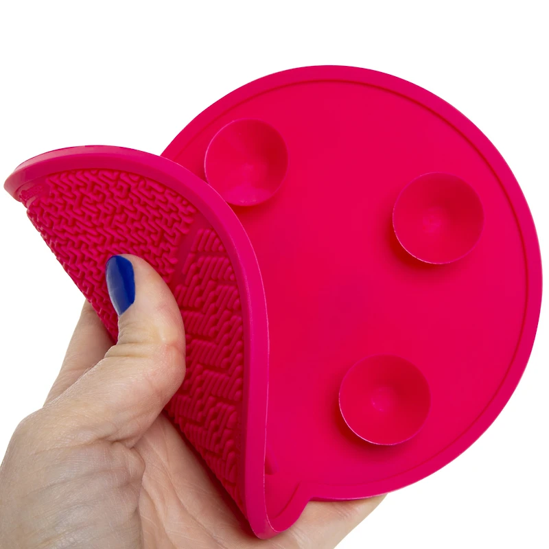 cosmetic brush cleaning mat