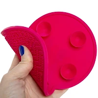 cosmetic brush cleaning mat