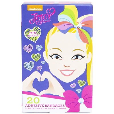Jojo Siwa™ Adhesive Bandages 20-Count Box