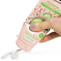 freeman feeling beautiful rejuvenating cucumber + pink salt clay mask
