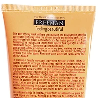freeman feeling beautiful clearing sweet tea + lemon peel-off clay mask 6oz