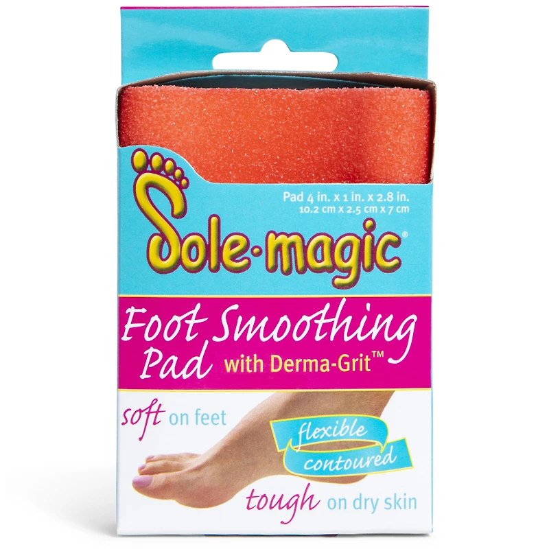 sole magic  foot smoothing pad with derma-grit