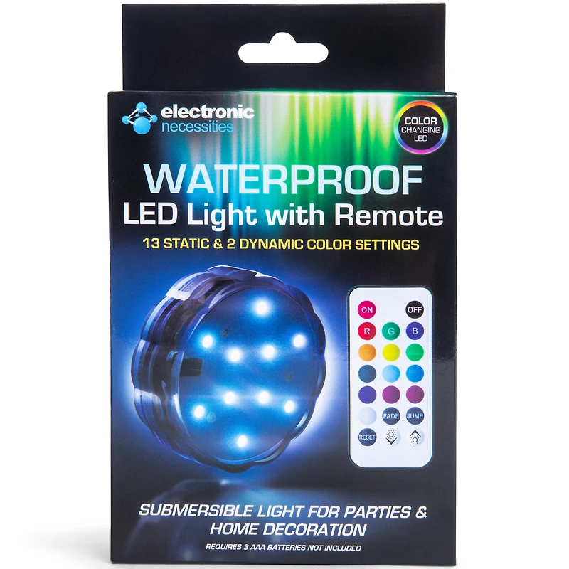 waterproof LED light with remote