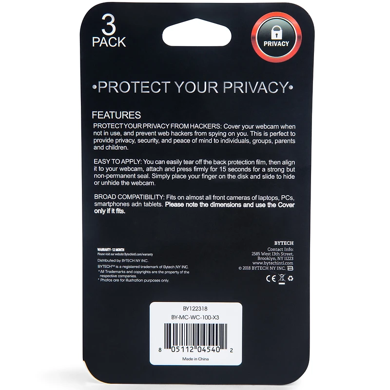 webcam blocker 3-pack