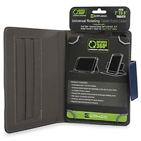 7in To 8in Tablet Folio Case - Blue