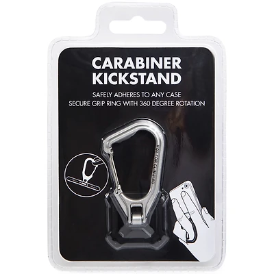 carabiner phone kickstand