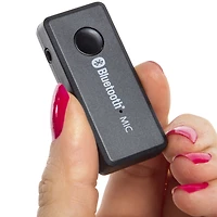 bluetooth adapter wireless audio receiver w/ built-in mic