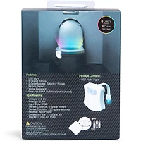 LED motion-sensor toilet night light