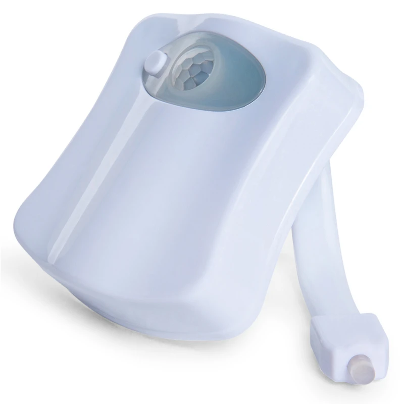 LED motion-sensor toilet night light