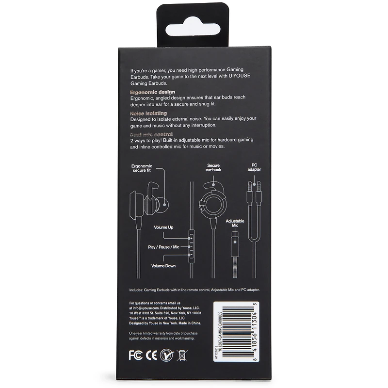 gaming earbuds with boom mic