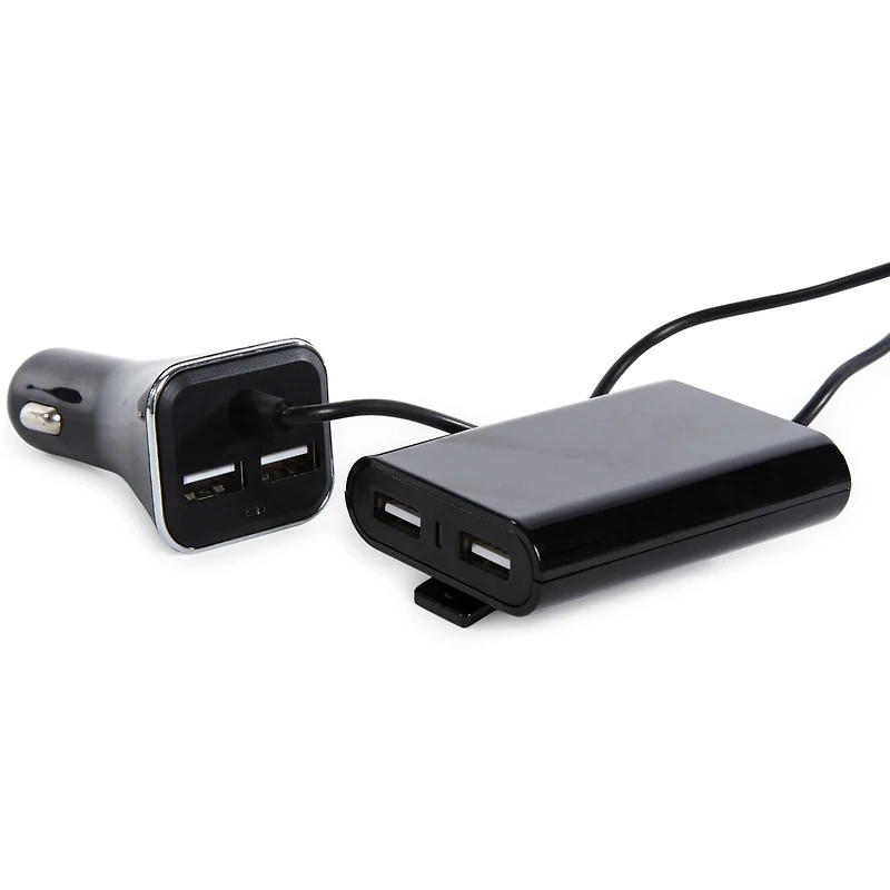 3.1 Amp 4-Port Car Charger