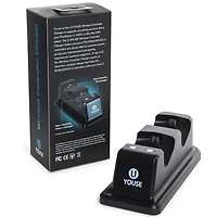 wireless controller charger for use with ps4