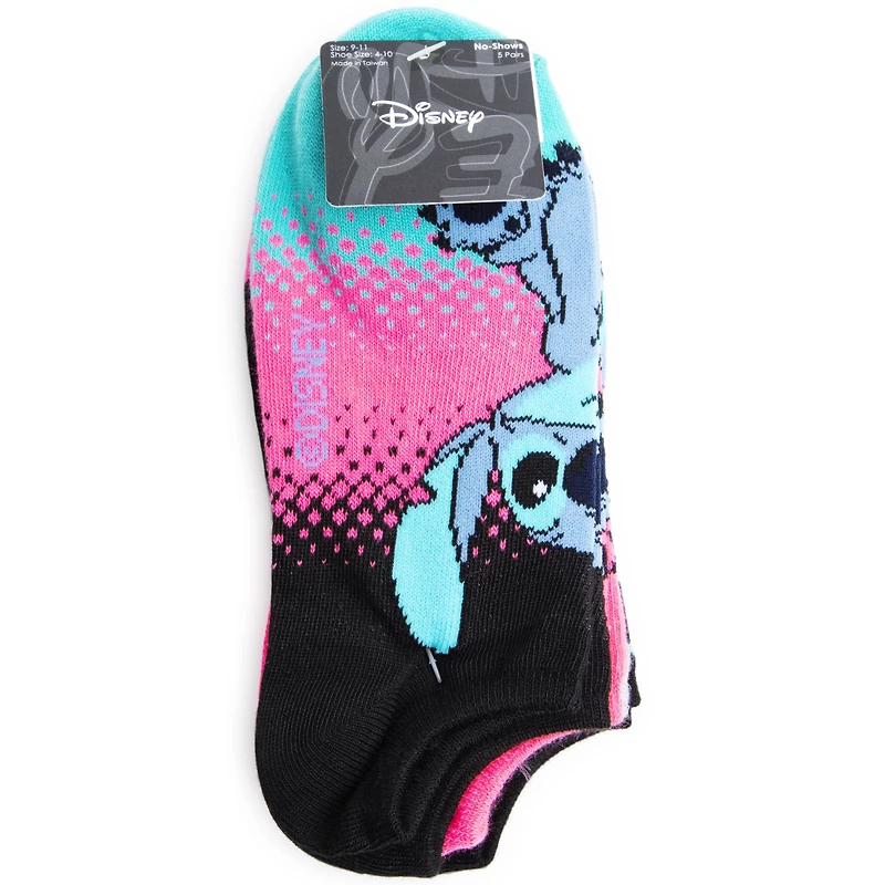 lilo and stitch no-show ankle socks 5-pack