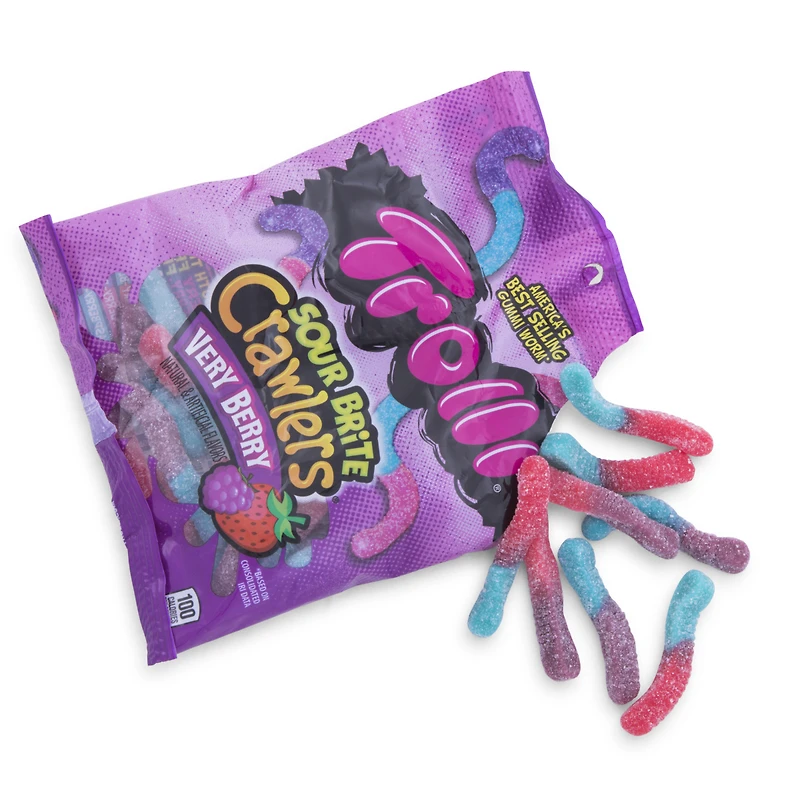 trolli sour brite crawlers very berry 4oz bag