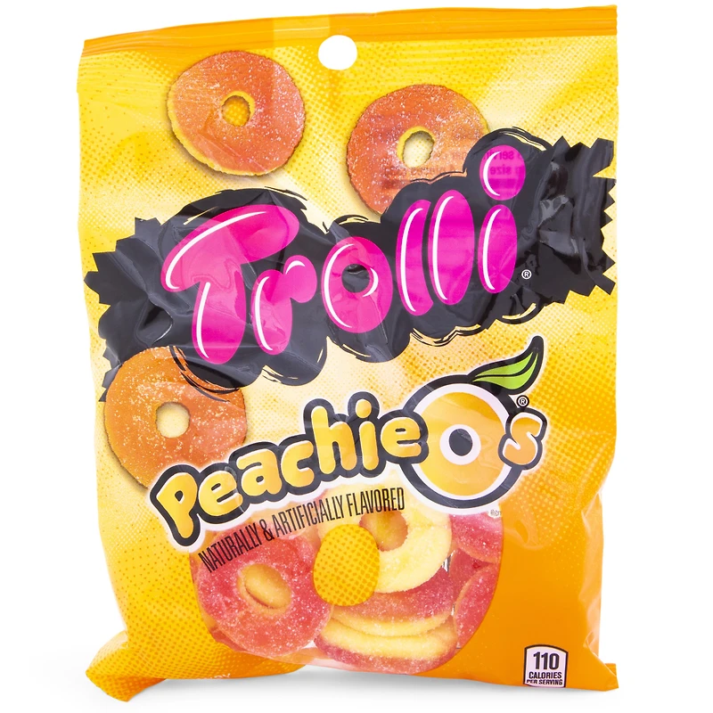 Trolli® Peachie-O's® Gummy Candy Bag 4.25oz