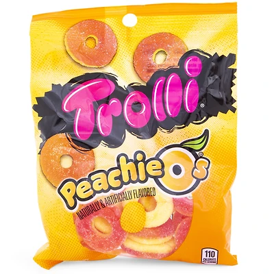 Trolli® Peachie-O's® Gummy Candy Bag 4.25oz