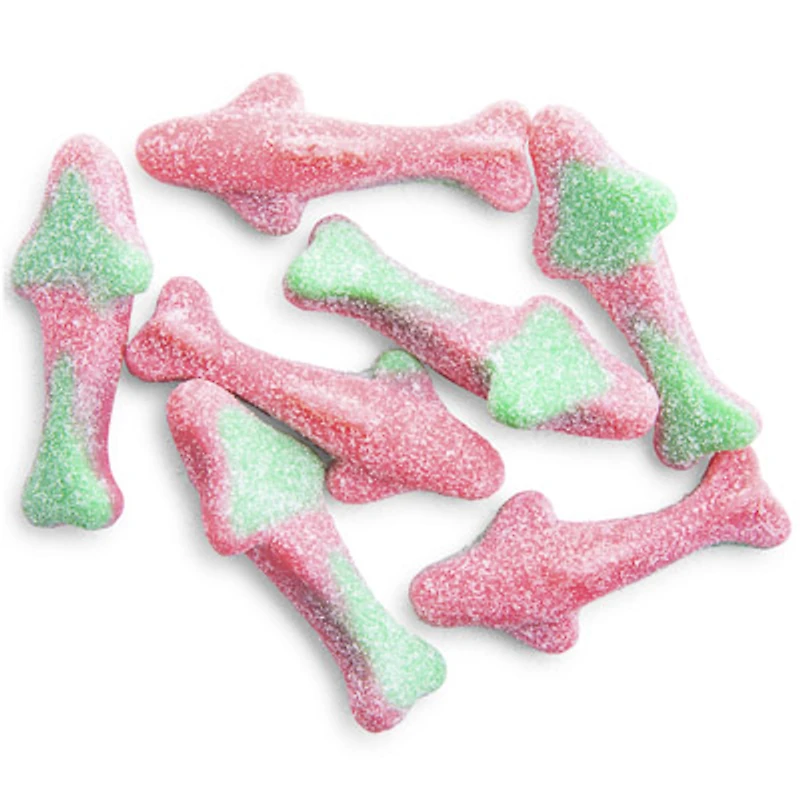 trolli sour watermelon sharks gummi candy bag 4.25oz