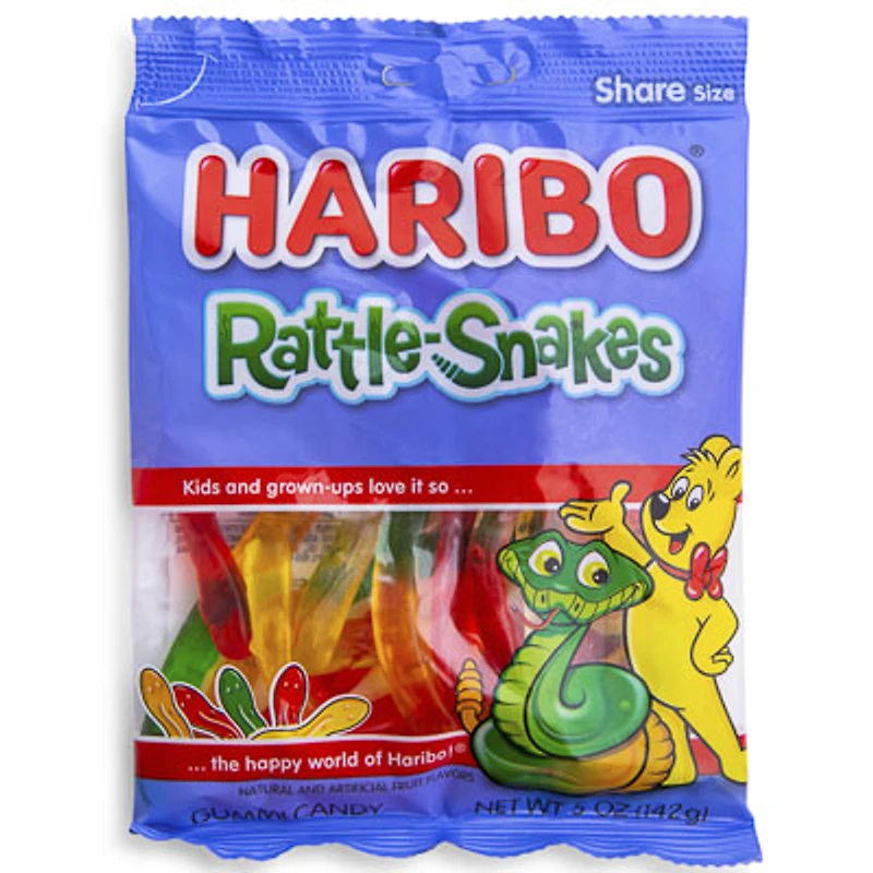 Haribo® Rattle-Snakes Gummi Candy Bag 5oz