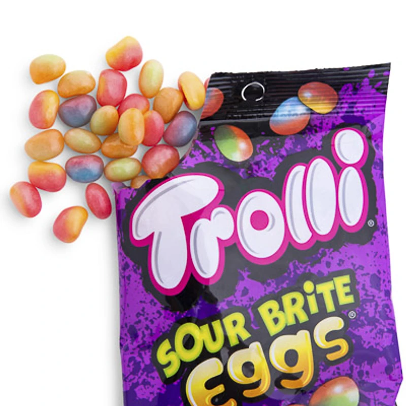 trolli sour brite eggs gummi candy 4oz bag