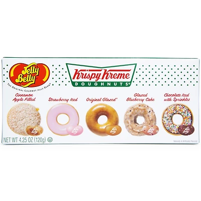 jelly belly jelly beans krispy kreme doughnuts flavors gift box 4.25oz