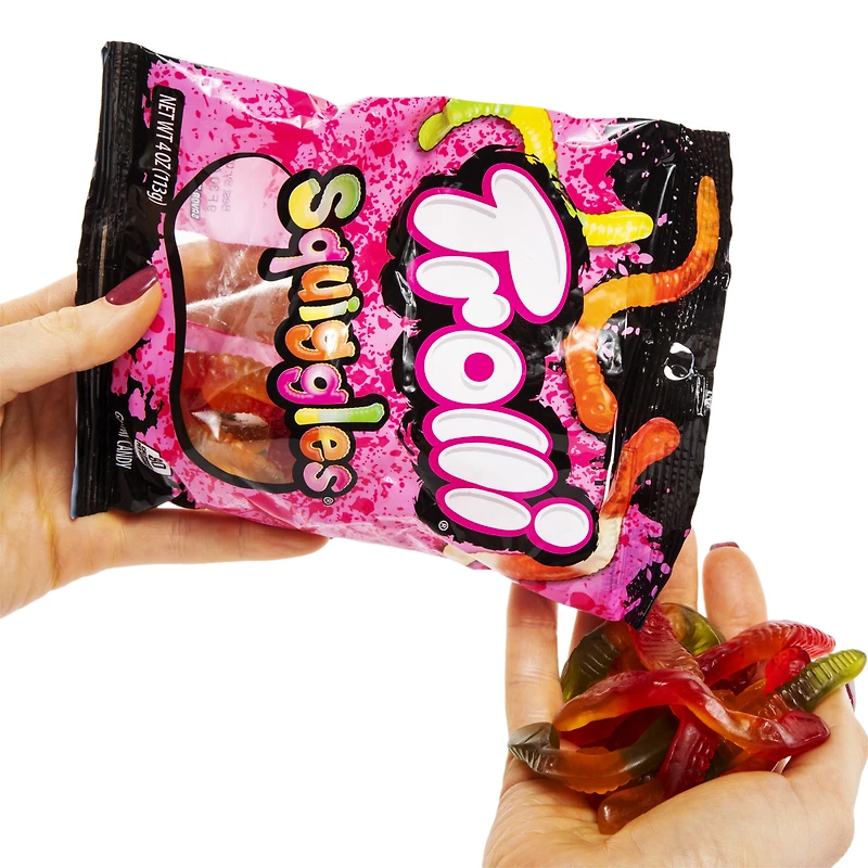trolli squiggles gummi worms 4oz
