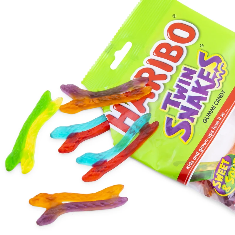 haribo twin snakes sweet and sour gummi candy